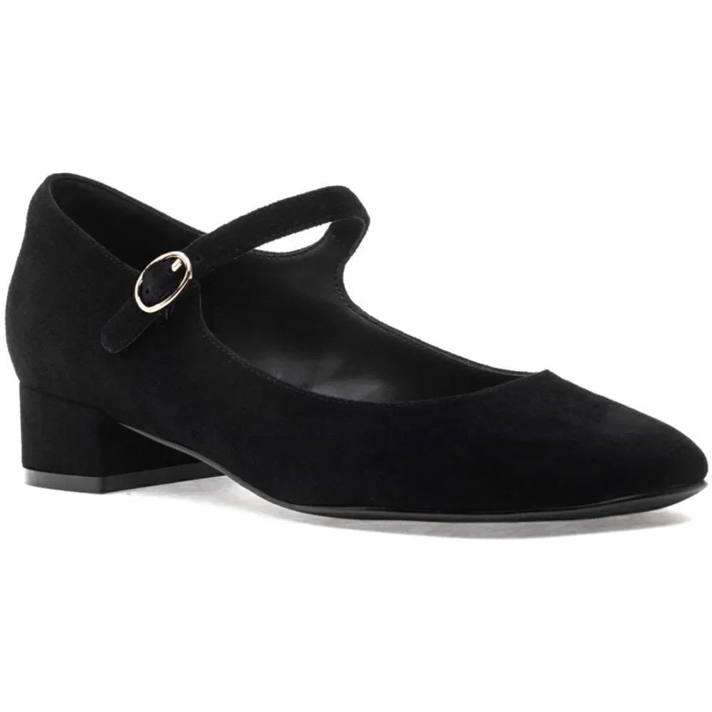 Revolve Jeffrey Campbell Suede Velvet Leather Mary Jane